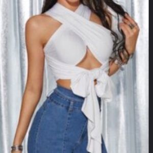 White Wrap Top 🦋